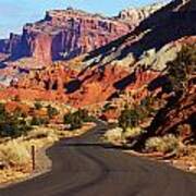 Capitol Reef Road Ii Art Print