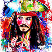 Captain Jack Sparrow Art Print