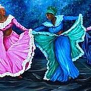 Caribbean Folk Dancers Art Print Caribbean Folk Dancers Art Print