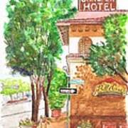 Carlton Hotel En Atascadero - California Art Print