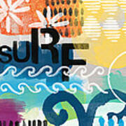 Carousel #7 Surf - Contemporary Abstract Art Art Print