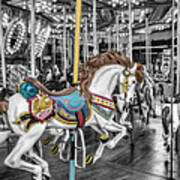 Carousel Horse Equ168125 Art Print