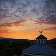 Carousel Sunset 2 Art Print