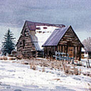 Cache Valley Barn Art Print