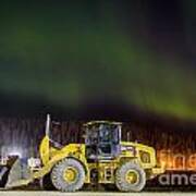 CAT Equipment Northern Lights Photograph by Alanna DPhoto | Fine Art
