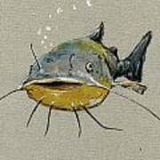 Catfish Art Print