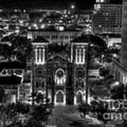 Cathedral In San Antonio Texas Art Print