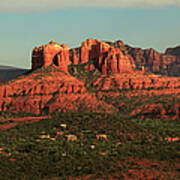 Cathedral Rocks In Sedona, Az Art Print