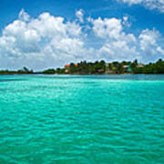 Caulker Cay Belize Art Print