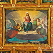 Ceiling Fresco At The Basilica Of St. Bartholomew On The Island Art Print