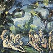 Cezanne, Paul 1839-1906. The Bathers Art Print