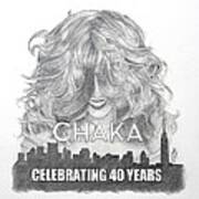 Chaka 40 Years Art Print