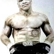 Champion Boxer And Actor Mike Tyson Art Print