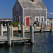 Charming Edgartown Harbor Art Print