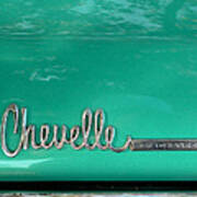Chevy Chevelle Trunk Emblem Art Print