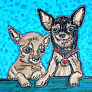 Chihuahua Duo Art Print