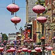 Chinatown Lanterns Art Print