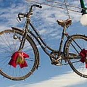 Christmas Bicycle Art Print