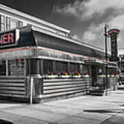 Chrome Diner Art Print