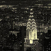 Chrysler Building Nyc Panoramic Art Print