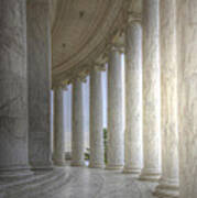 Circular Colonnade Of The Thomas Jefferson Memorial Art Print