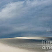 Clearing Storm At White Sands Art Print