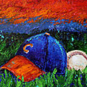 Clemson Baseball Art Print