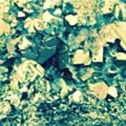 Close-up Of #pyrite #crystal #stone Art Print
