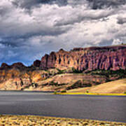 Clouds Over The Dillon Pinnacles Art Print