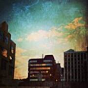 Clouds Reflected In Windows #igers Art Print