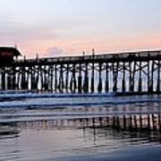 Cocoa Beach Pier In Early Morning Art Print