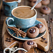Coffee And Cookies Art Print