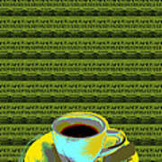 Coffee Cup Pop Art Art Print