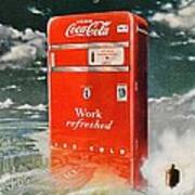 Coke - Coca Cola Vintage Advert Art Print