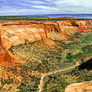 Colorado National Monument Ute Canyon Panorama Art Print