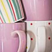 Colorful Mugs Art Print