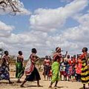 Colorful Samburu Ladies Art Print