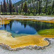 Colors Of Yellowstone Art Print