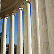 Columns Of The Jefferson Memorial Art Print