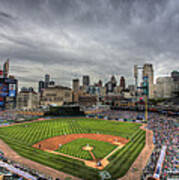 Comerica Park Home Of The Tigers Art Print