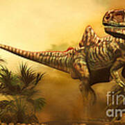 Concavenator Was A Theropod Dinosaur Art Print