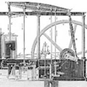Condenser Steam Engine, 19th Century Art Print