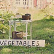 Connecticut Vegetable Stand Art Print