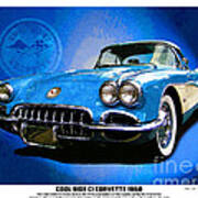 Cool Corvette Art Print