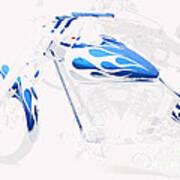 Cool Motorcycle Art Print