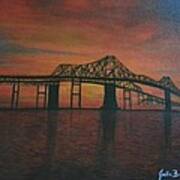 Cooper River Bridge Memories Art Print