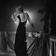 Cora Hemmet Wearing A Vionnet Gown Art Print