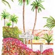 Coral Sands Inn, Palm Springs, California Art Print