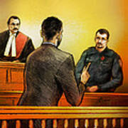 Counsel Harval Bassi Questions A Witness Art Print