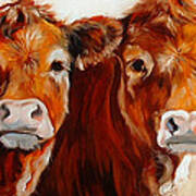 Cow Cow Art Print